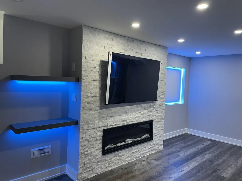 Basement music studio in Brampton, basements by CNG Contracting (photo 7)