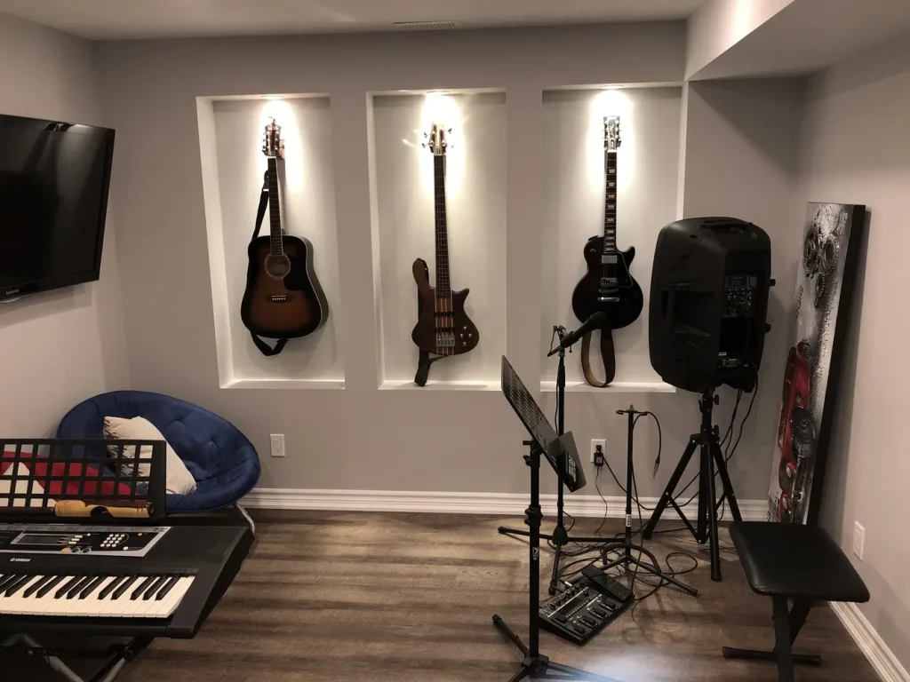 Basement music studio in Brampton, basements by CNG Contracting (photo 15)