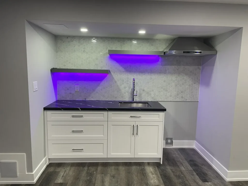 Two-bedroom basement apartment in Brampton, basements by CNG Contracting (photo 9)