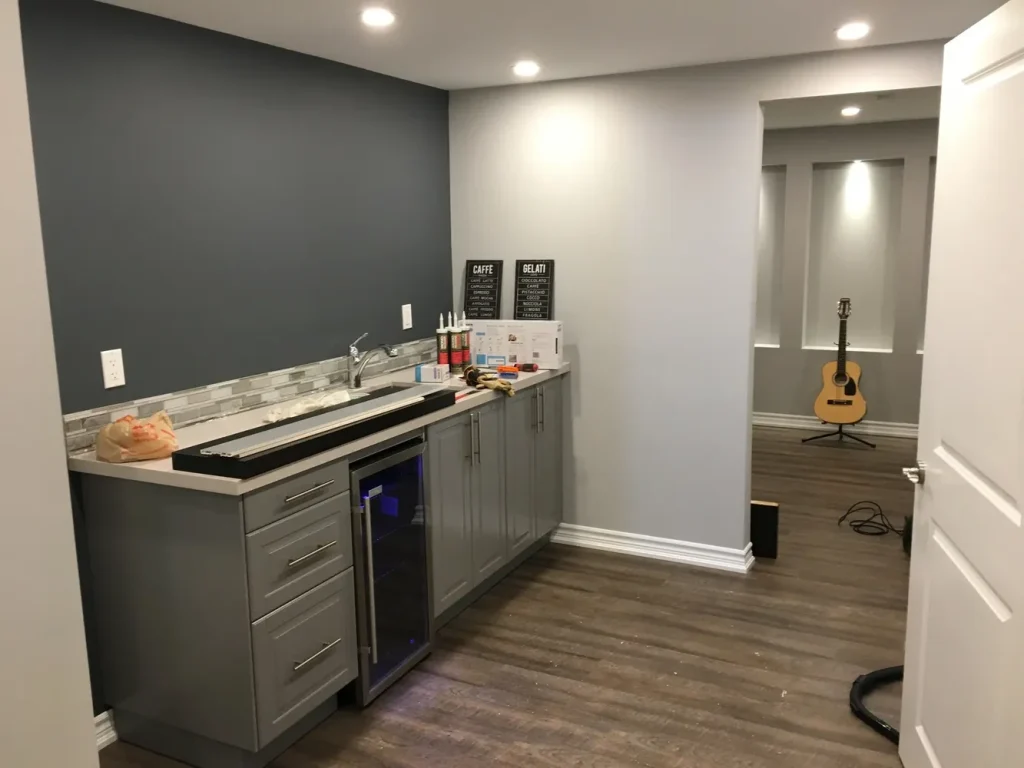 Basement music studio in Brampton, basements by CNG Contracting (photo 12)