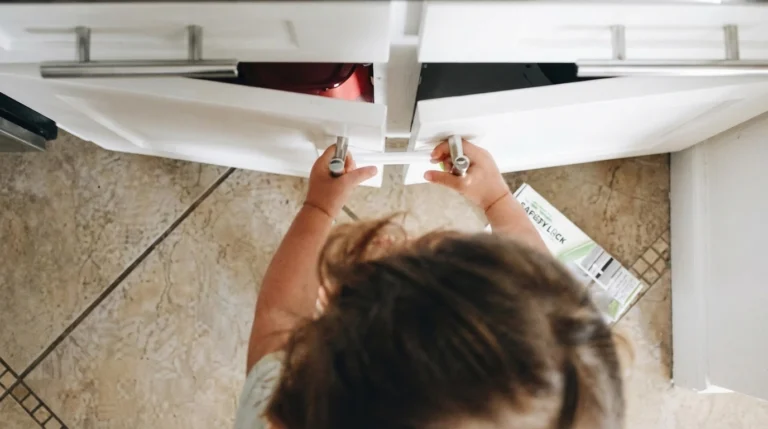 Professional Cabinet & Drawer Locks Toronto installation for child safety by CNG Contracting.