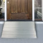 Professional Ramp or Threshold Adjustment Toronto installing wooden wheelchair ramp by CNG Contracting.