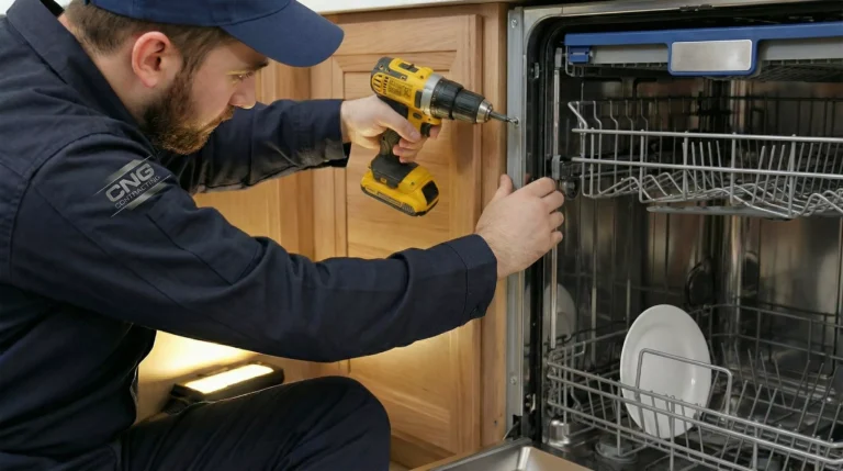 Professional Dishwasher Hook-up installation and plumbing hook-up in Toronto kitchen. | Dishwasher Installation & Hook-up Toronto