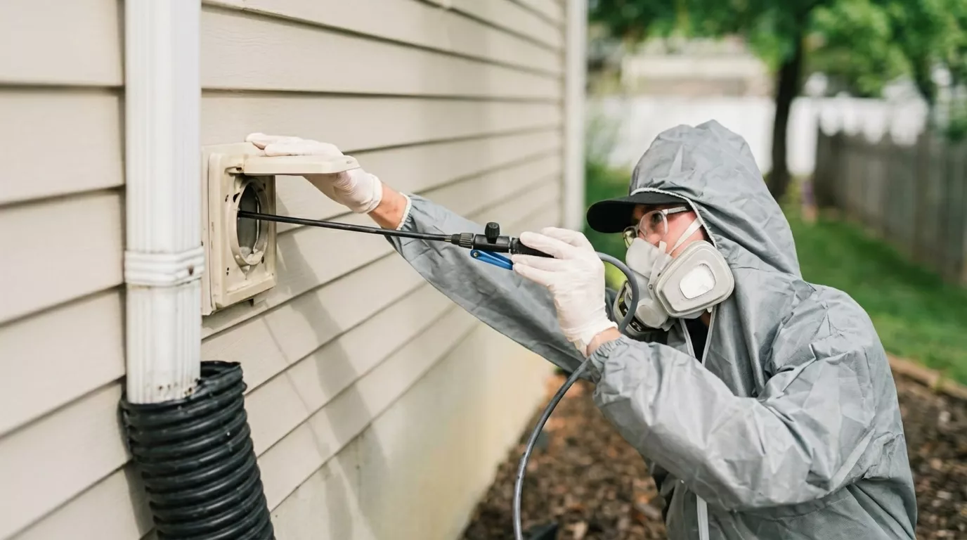 Dryer vent cleaning