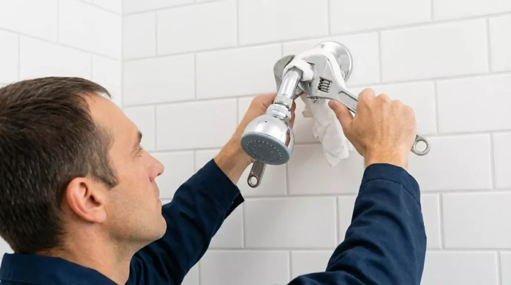 Professional Faucet & Showerhead Replacement Toronto installing kitchen mixer by CNG Contracting.