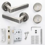 Professional Lever Handle Installation Toronto replacing round knob with modern lever by CNG Contracting.