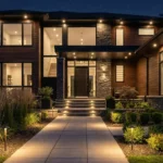 Professional Pathway & Step Lighting Toronto installing low voltage LED fixtures by CNG Contracting.