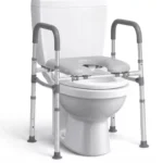 Professional Raised Toilet Seat Installation Toronto securing safety riser by CNG Contracting.