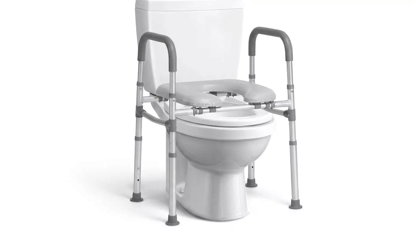 Raised toilet seat installation