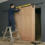 Professional Sliding, Barn & Patio Door Adjustments Toronto fixing stuck rollers by CNG Contracting.