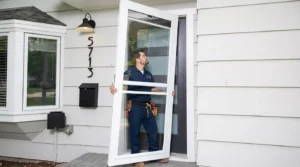 Storm door repair