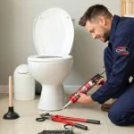 Professional Toilet Base Silicone Removal Toronto preventing hidden leaks by CNG Contracting.