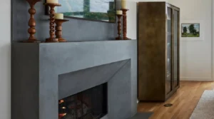 Wall panelling and mantels