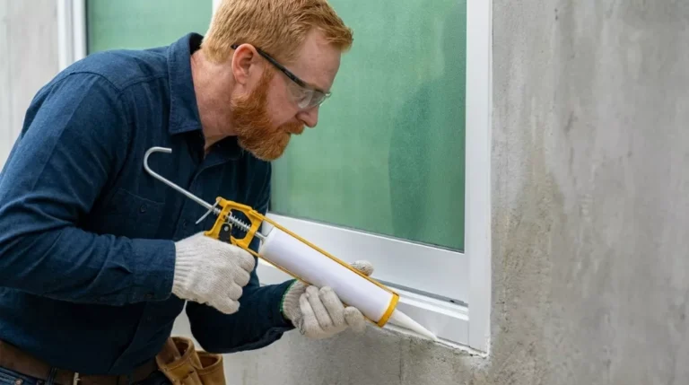 Professional Window & Door Exterior Caulking & Sealing Toronto applying weather-resistant sealant by CNG Contracting.