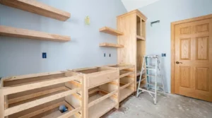 Floating and wall shelf installation