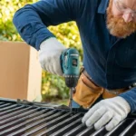 Professional Patio Furniture & Grill Assembly Toronto securing outdoor sectional by CNG Contracting.