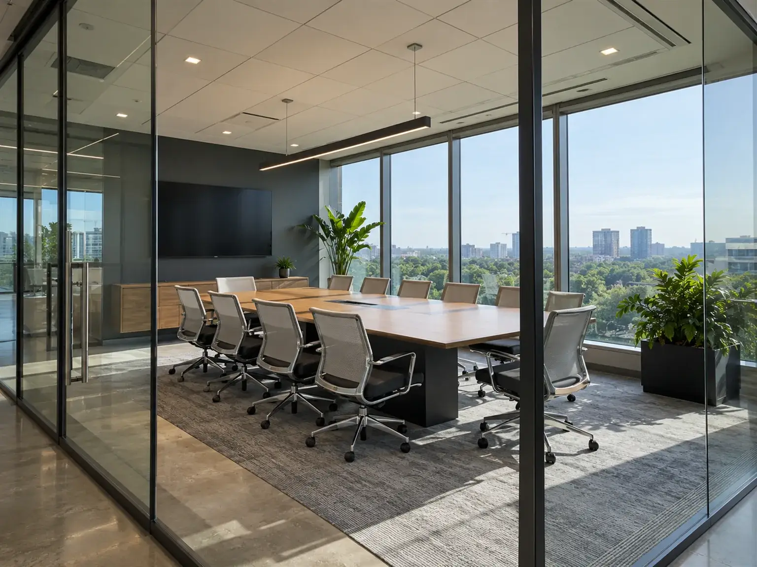 Projects commercial renovation meeting room 001
